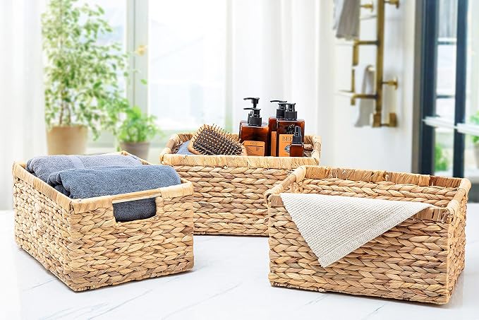 Large Wicker Basket Rectangular - Image 7