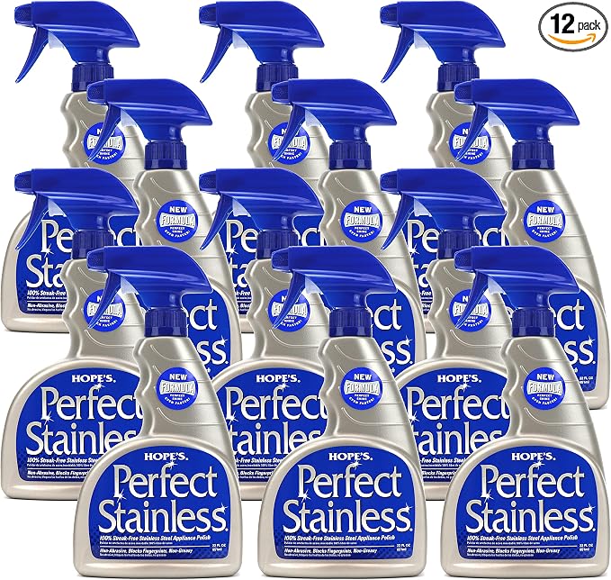 HOPE'S Perfect Stainless Steel Cleaner and Polish, Streak-Free Self-Polishing by Hopes
