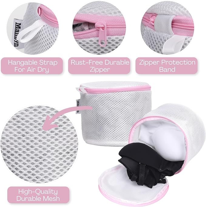 Mesh Bra Bags for Washing Machine, Lingerie wash Bags for Laundry - Image 7