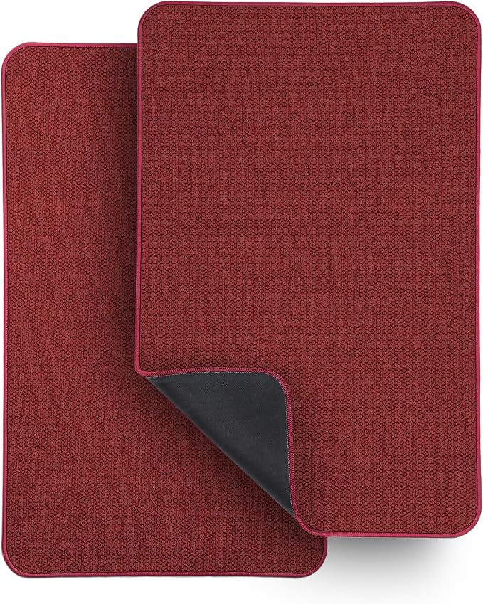 Bath Mat, Ultra Thin Bathroom Rugs, Rubber Bath Mats by BosapDirect