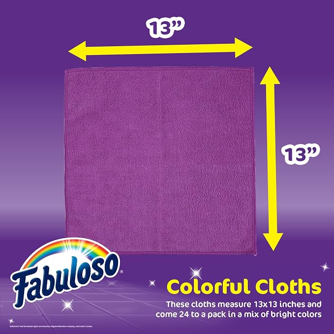 Fabuloso Microfiber Cleaning Cloths, Scratch-Free Cleaning Cloths - Image 5