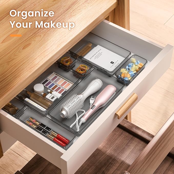 【Military Grade】 Drawer Organizer, 【】 Clear Makeup organizer - Image 5