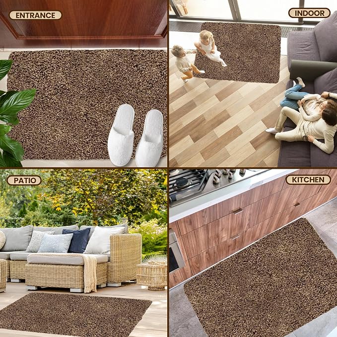 Premium Microfiber Indoor Door Mat – 32"x48" Washable Entry Mat, Waterproof - Image 7