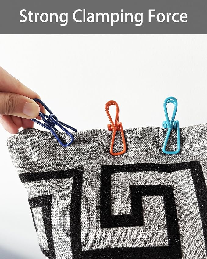 Multipurpose 2 in Chip Bag Clips 10 Pack Metal Clips - Image 3