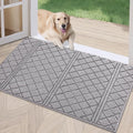 REFETONE Indoor Doormat, Front Back Door Mat 16"x24" Absorbent Rubber Backing by Refetone