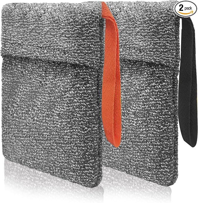 2 Pack Soap Bag Deep Roughness, Bar Soap Pouch Saver Pocket, Exfoliating Body by Beiskll