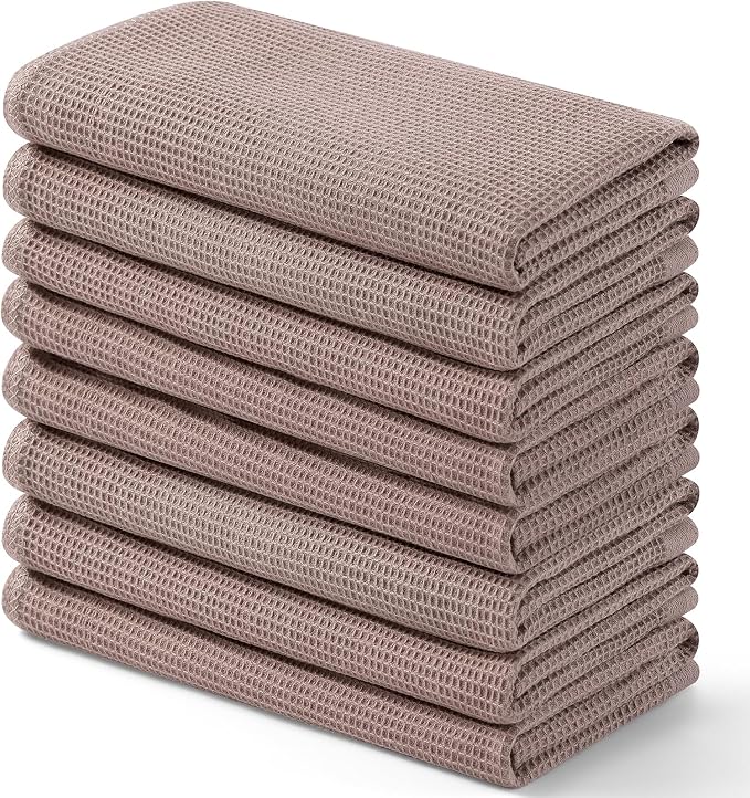 Homaxy 100% Cotton Waffle Weave Kitchen Towels by Homaxy