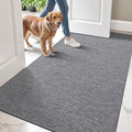 LUMI Ultra Thin Door Mat for Entryway, Easy Clean Welcome Entrance Mat for by LUMI