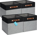 OrganiHaus 12x12 Fabric Storage Bins by OrganiHaus