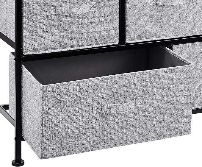Amazon Basics Extra Wide Fabric 5-Drawer Storage Organizer Unit - Image 4