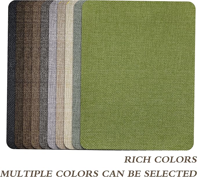 KING MOUNTAIN Coarse Linen Repair Patches, Self-Adhesive Linen Fabric Patches - Image 3