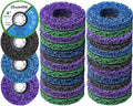 20 Pcs 4" x 5/8" Strip Discs Bulk, Paint Stripping and Rust Removal Wheels by Oleitodh