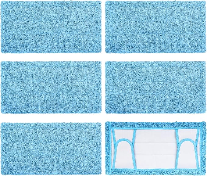 Reusable Mop Pad for Swiffer Sweeper Mop, 12.5'' Microfiber Mop Pad Refill by Flammi