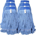 Turkey Creek Essentials Mop Heads Commercial Grade USA Made Looped End Heavy by TurkeyCreekEssentials